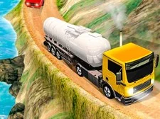 Truck Driving: Hill Side Transport & Transport Oil in City to Different Filling Stations